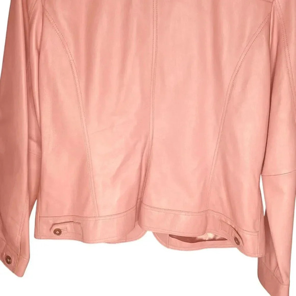 Uniform John Paul Richard Genuine Lame Leather Jacket - Picture 10 of 11